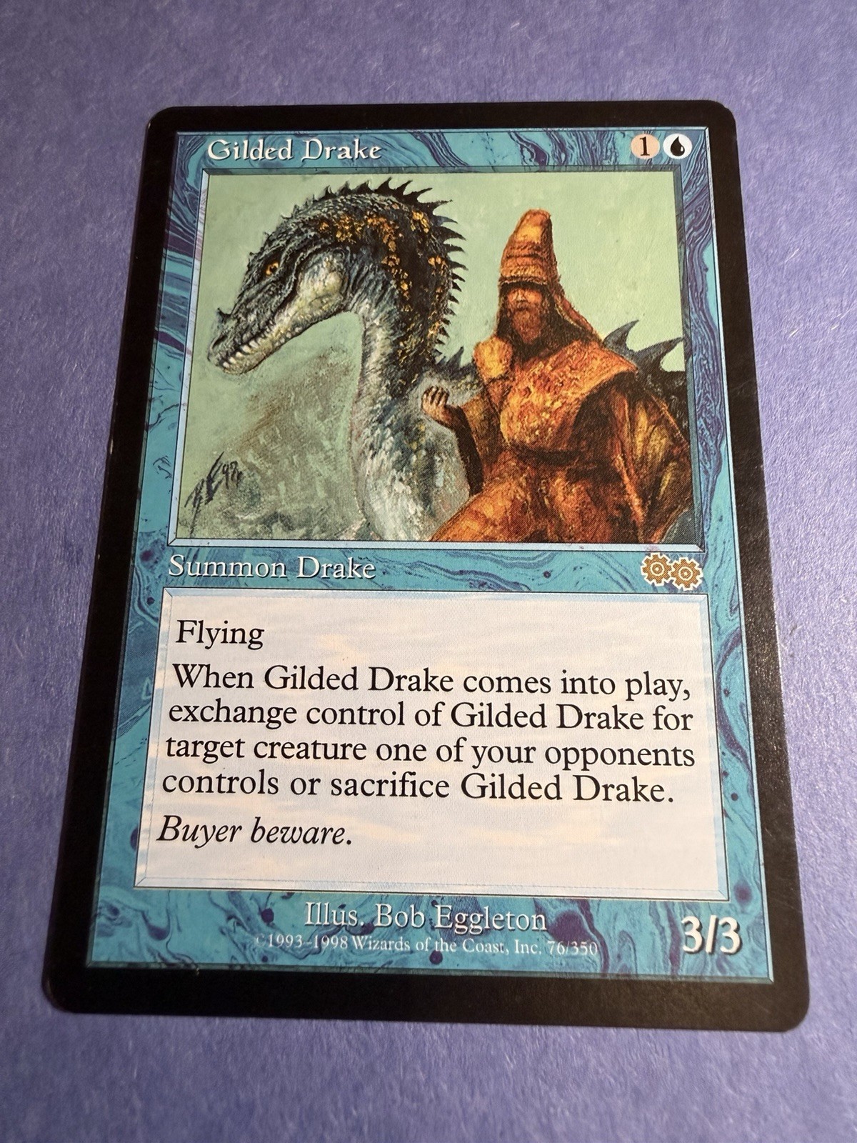 Mtg Gilded Drake Urzas Saga. NM Near Mint 1/3