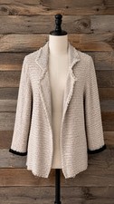 Theory Boulce Cotton Blend Jacket Lightweight Minimalist Blazer Size Small