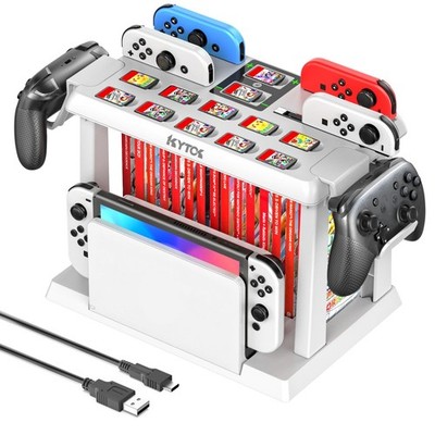Kytok Switch Organizer Station with Controller Charger, Charging