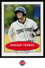 2020 Topps Heritage Minor League #1 Wander Franco 1971 Bazooka Numbered Test