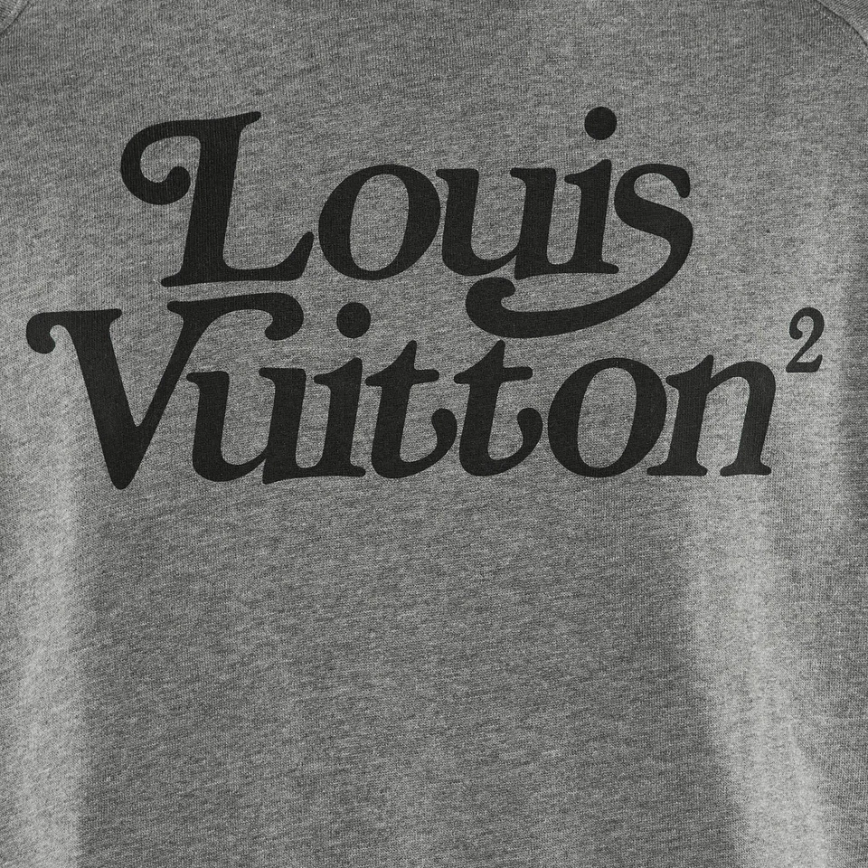 Sudadera Louis Vuitton X Nigo Gris Logo Estampado Algodón XXL Foto 3 de 4