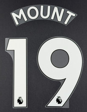 2019 2020 CHELSEA MOUNT 19 AVERY DENNISON WHITE PLAYER SIZE NAME SET 230MM