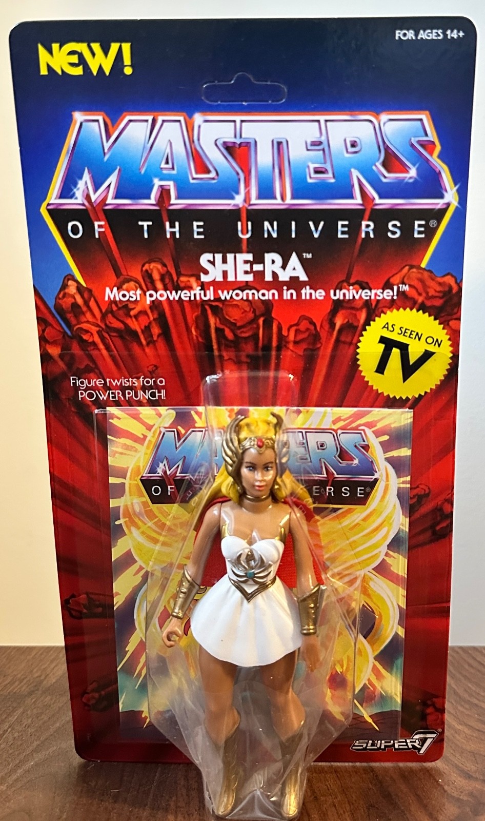 Super7 Masters of the Universe She-Ra 5.5" Figure Unpunched Card New A3