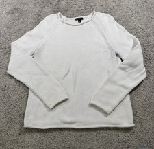 J Crew Women  s Rollneck Chunky Knit Sweater Herringbone Fisherman Heavy M/L