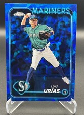 2024 Topps Chrome Sapphire - Luis Urias #674 - Seattle Mariners