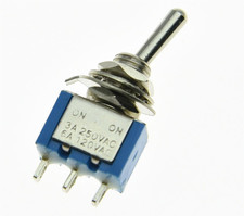 KAISH 10Pcs SPDT Guitar Mini Toggle Switch 2 Position ON-ON 3 PIN Car/Boat Switc