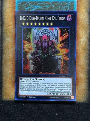 Yugioh D/D/D Duo-Dawn King Kali Yuga MP16-EN143 Super Rare 1st Ed NM