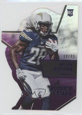 2015 Panini Rookies & Stars Die-Cut Longevity Purple 30/49 Melvin Gordon 9o3