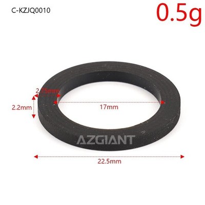 6PCS 22.5*17*2.2*2.75mm Tape Player Idle Wheel Belt Loop Idler Rubber Ring