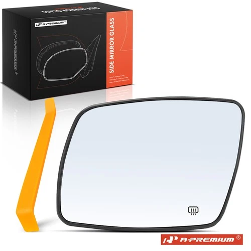 A-Premium Mirror Glass Heated with Power Adjust Driver Side for Dodge Journey
