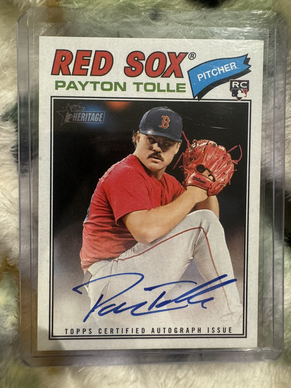 2026 Topps Heritage Payton Tolle Real One Auto Rookie #ROA-PT