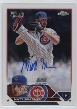 2023 Topps Chrome Rookie Auto Matt Swarmer #RA-MS Auto 1b3s