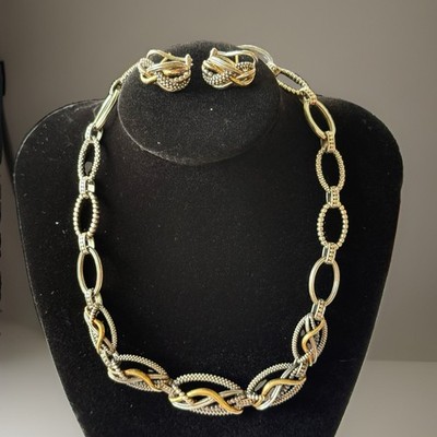 LAGOS Caviar collection 750 & 925 Necklace & Earring SET