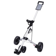 3 Wheel Golf Push Cart Foldable 3 Wheel Golf Pull Push Cart Multi-Functional