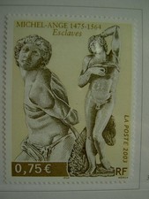 France 3558 ** Tableau Michel Ange  en 2003