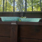 2 Vtg Pyrex Snowflake Turquoise Space Saver Casserole 2 1/4 Qt 575-B 1.25 Qt548B