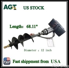 AGT 12" Mini Skid Steer Hydraulic Auger Attachment M-AG