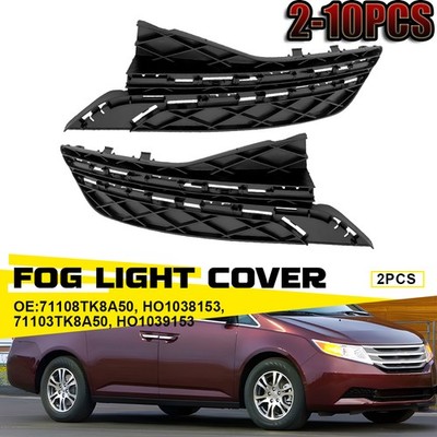 Fog Light Cover Front Left+Right Side For 2014-2017 Honda Odyssey2-10X