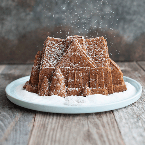 Nordic Ware Gingerbread House Bundt® Pan - Toffee - Picture 6 of 8