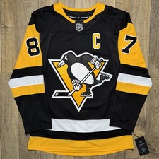 NWT Pittsburgh Penguins Sidney Crosby Fanatics Authentic Premium Home Jersey 42