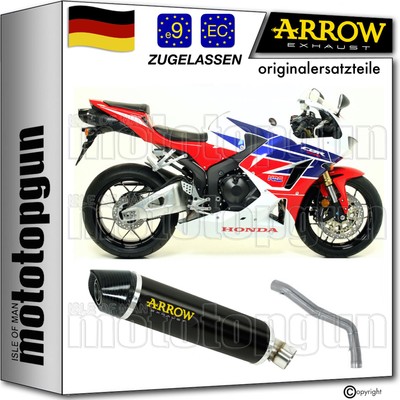 auspuff open schwarz c indy arrow fur honda cbr 600 rr 2013 13 2014 14 2015 15