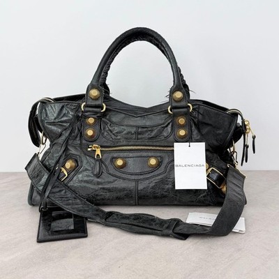 BALENCIAGA ジャイアント シティ エディターズバッグ 2WAY BALENCIAGA The Giant Part Time 2way Handbag Shoulder Bag Leather