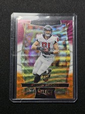 Austin Hooper Panini Select Red Yellow 2016 Rookie Card - Patriots Falcons . rookie card picture