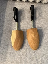 Vtg Rochester Shoe Tree Co. Size XL Wooden Cedar Shoe Tree Stretcher Pair