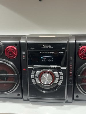 Panasonic SA-AK330 5 CD-AM/FM Dual Cassette Stereo Receiver With
