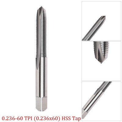 Heißer Verkauf Werkzeuge HSS Gewindebohrer TPIS 0,236-60 TPI 5 mm (0,2'') 72 mm