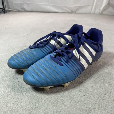 Adidas Nitrocharge 4.0 Soccer Cleats Mens 10.5 Blue White Football Shoes B44201