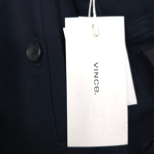 $265 Vince Louie Straight Fit Herringbone Coastal Blue Cargo Pants Mens Size 32 - Picture 11 of 13