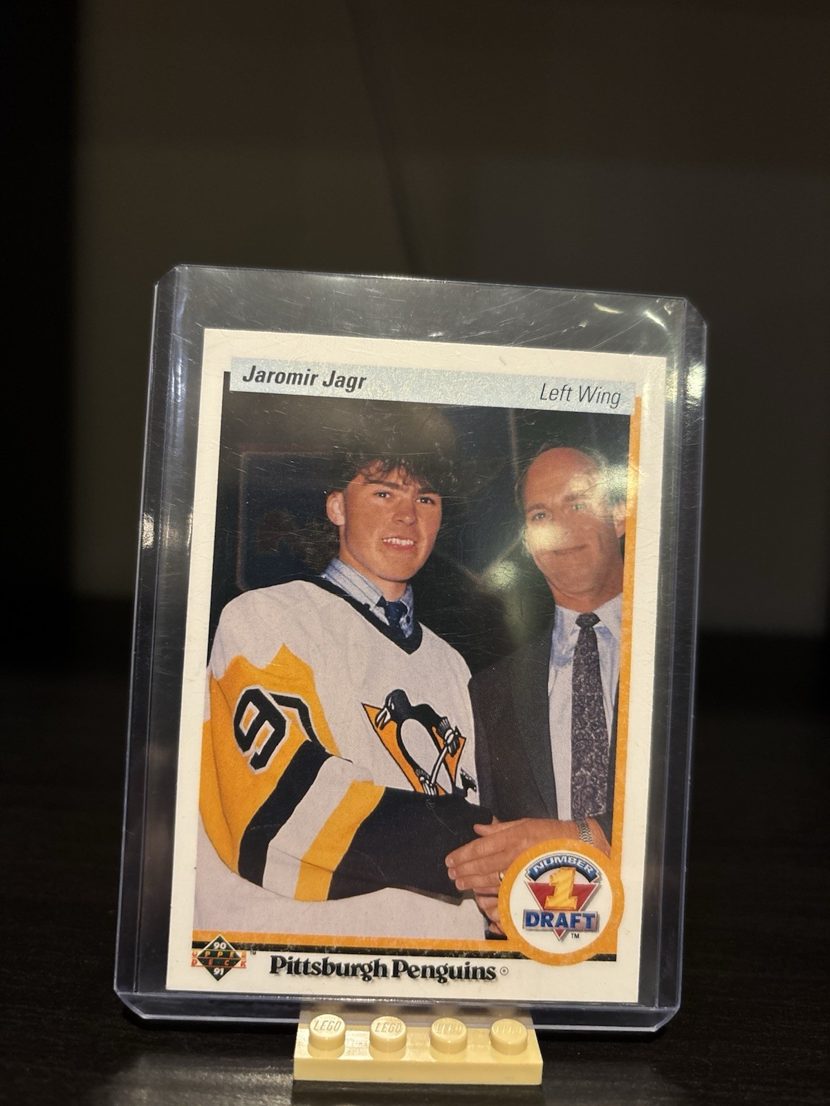 1990 Upper Deck - Jaromir Jagr #356 Number 1 Draft Pick Rookie