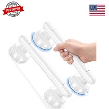 Grab Bars for Shower, No Drill Suction Shower Handle, 2 Pack  Removable Grab...