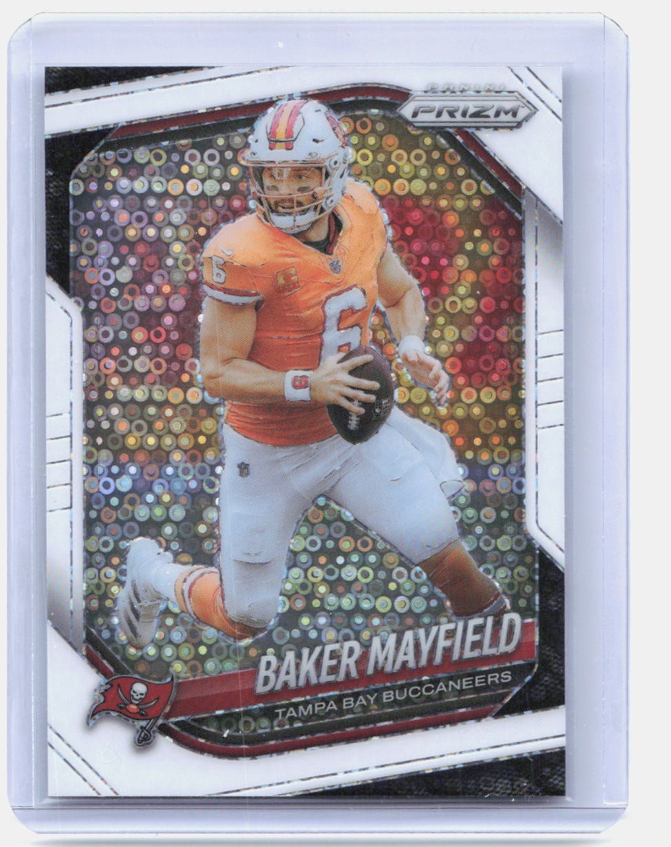 2025 Panini Prizm #283 Baker Mayfield White Disco
