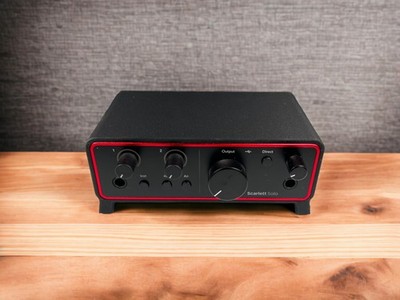 Focusrite Scarlett Solo 4th Gen Audio Interface Stand - Custom 3D Printed | Rev