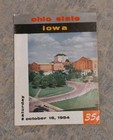 1954 FOOTBALL PROGRAM OHIO STATE vs IOWA OCT 16, 1954 — photo 1