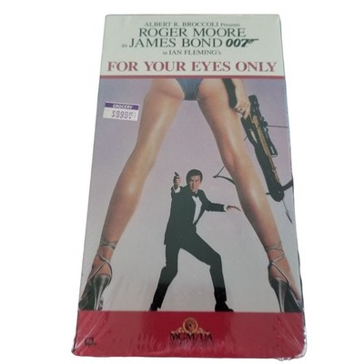 For Your Eyes Only James Bond 007 SEALED VHS movie video 1994 MGM 