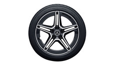 Genuine Mercedes-benz Wheel 19 Twin-5-spoke 8x19 Rrf 257-401-30-00-7x23 Genuine Mercedes-benz Wheel 19 Twin-5-spoke 8x19 Rrf 257-401-30-00-7x23