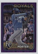 2024 Topps Series 2 Purple Foil 417/799 Logan Porter #666 1u6