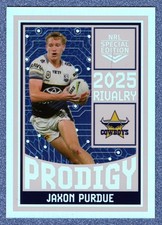 2025 NRL RIVALRY PRODIGY CARD -[NORTH QUEENSLAND COWBOYS]- P20 Jaxon PURDUE /243