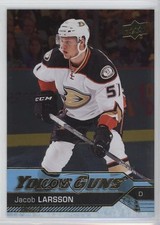 2016-17 Upper Deck Young Guns Silver Foil Jacob Larsson #495 fv4