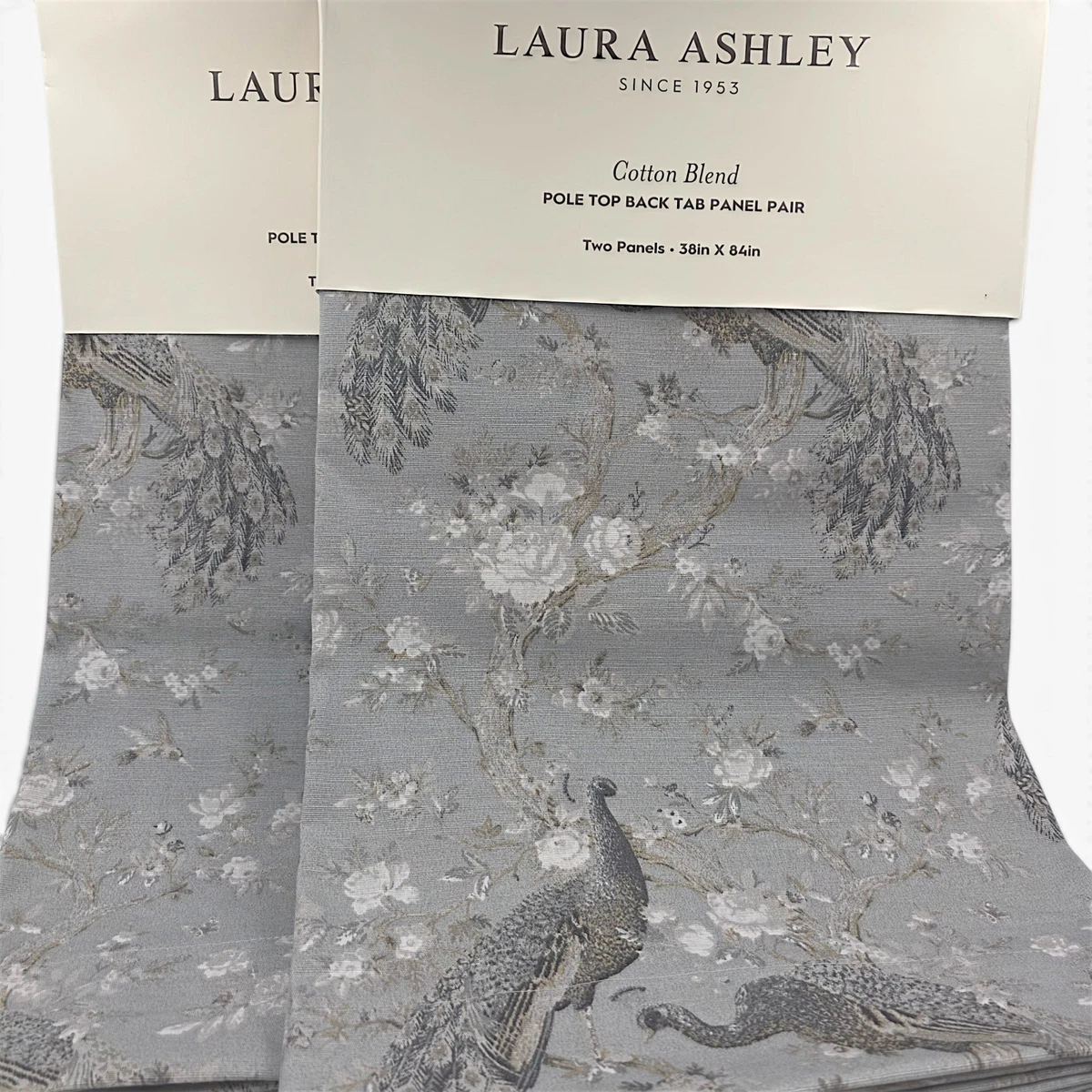 Gray Floral Curtains, Drapes & Valances for sale | eBay