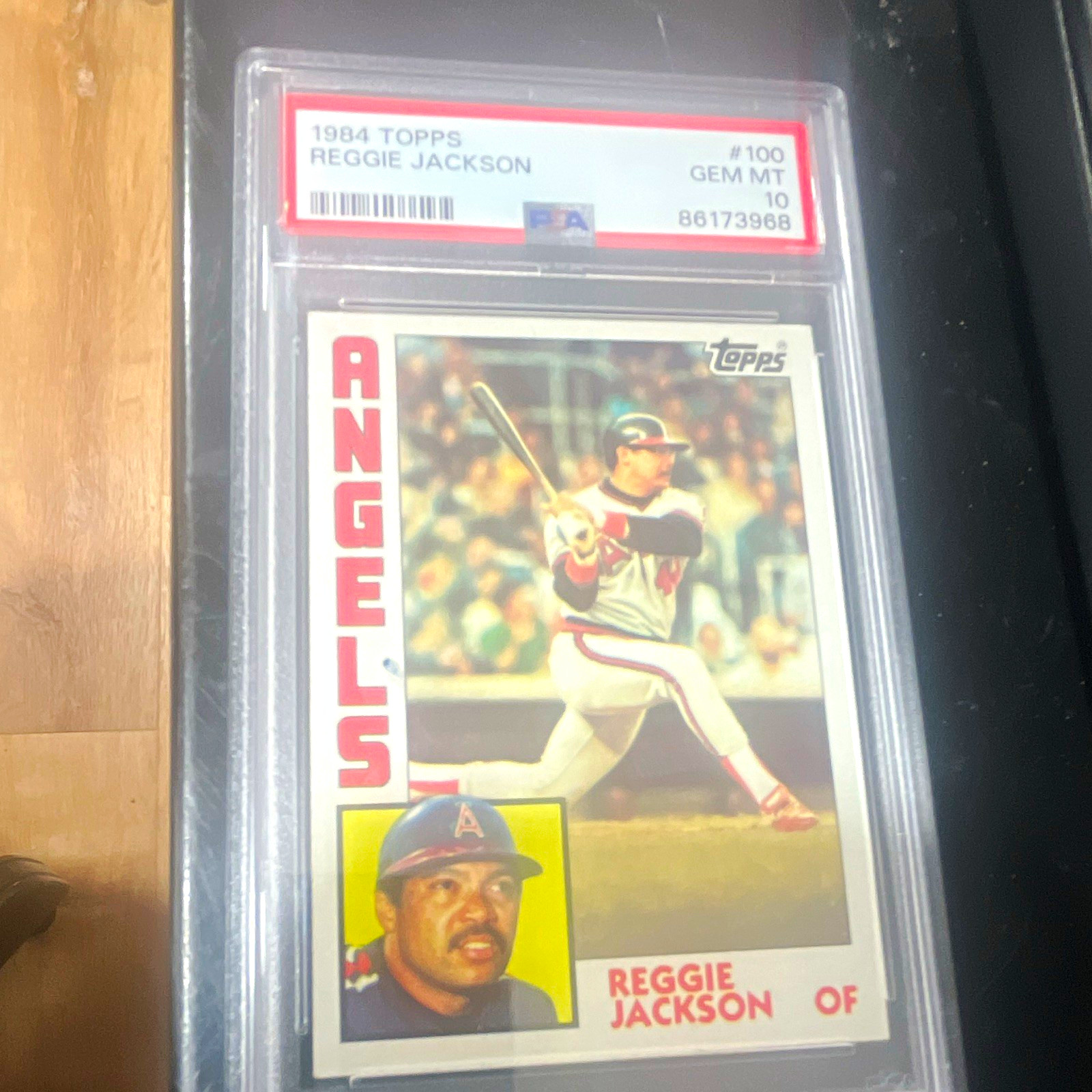 Topps 1984 Topps Reggie Jackson #100 California Angels PSA 10