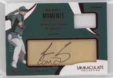 2020 Panini Immaculate Debut Moments Relics 13/49 Jesus Luzardo #DM-JL Auto 0d3