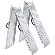 Auffahrrampe Klappbar Aluminium Antirutsch 180x22,5x4,5cm Ladehilfe