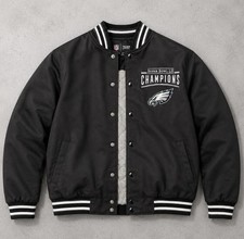 NFL Line Philadelphia Eagles Super Bowl 52 Champions Jacket Size XL