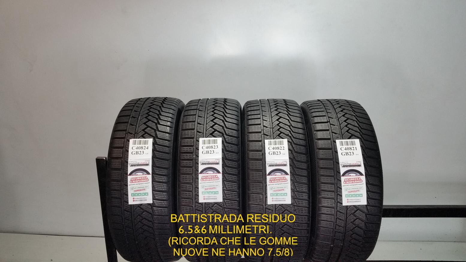 GOMME USATE TERMICHE 205/45R17 88V CONTINENTAL W.CONTACT TS850 P PNEUMAT C40824
