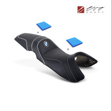 Sitzbank Umbau Gel Komfort Fahrer+Beifahrer für BMW F650 CS Scarver