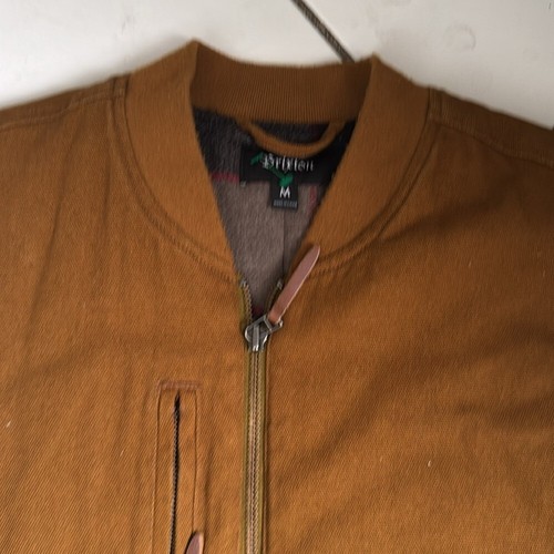 Brixton vest with plaid lining size medium - Picture 4 of 5